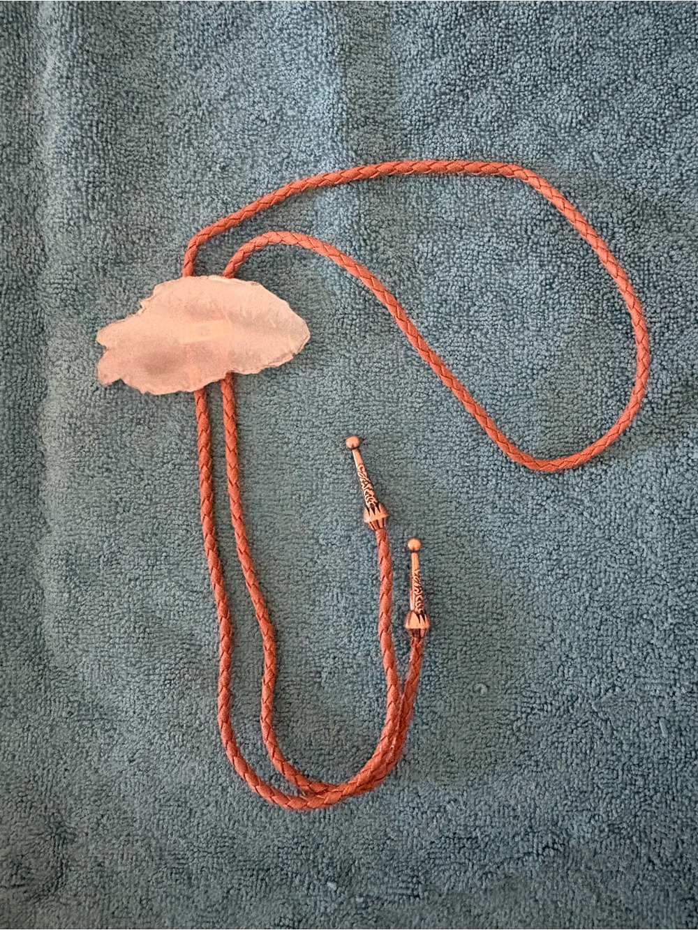 Classic Orange Braided Bolo Tie - Men Accessories